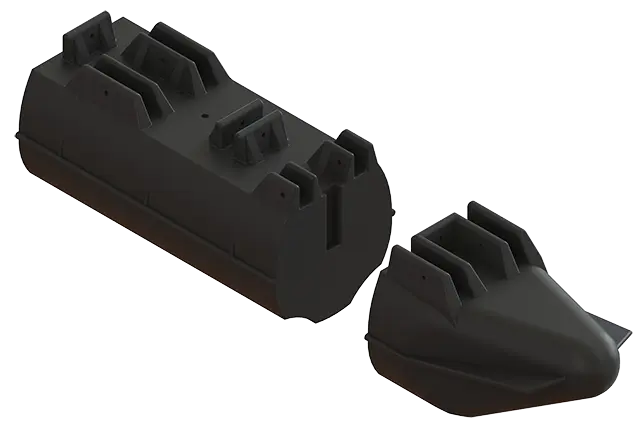 17 Inch GW Body and Nose Real Black-website scaled