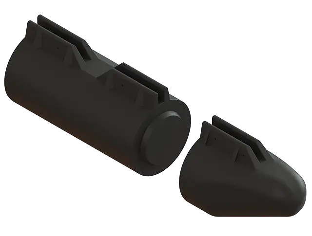 17 Inch Standard Pontoon Real Black-website scaled