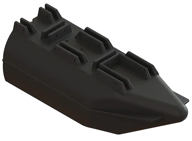 26 Inch GW Body and Nose Real Black Assembled-website scaled