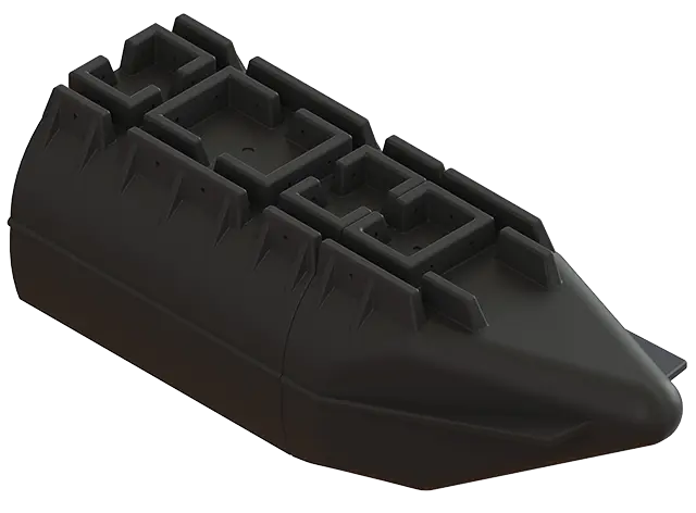 36 Inch GW Body Nose Real Black Assembled-website scaled