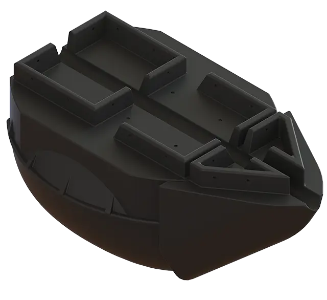 Super Pontoon Black Assembled-website scaled